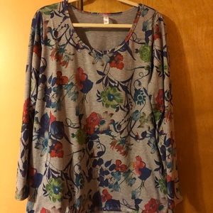 Floral print 2XL LuLaRoe Lynnae